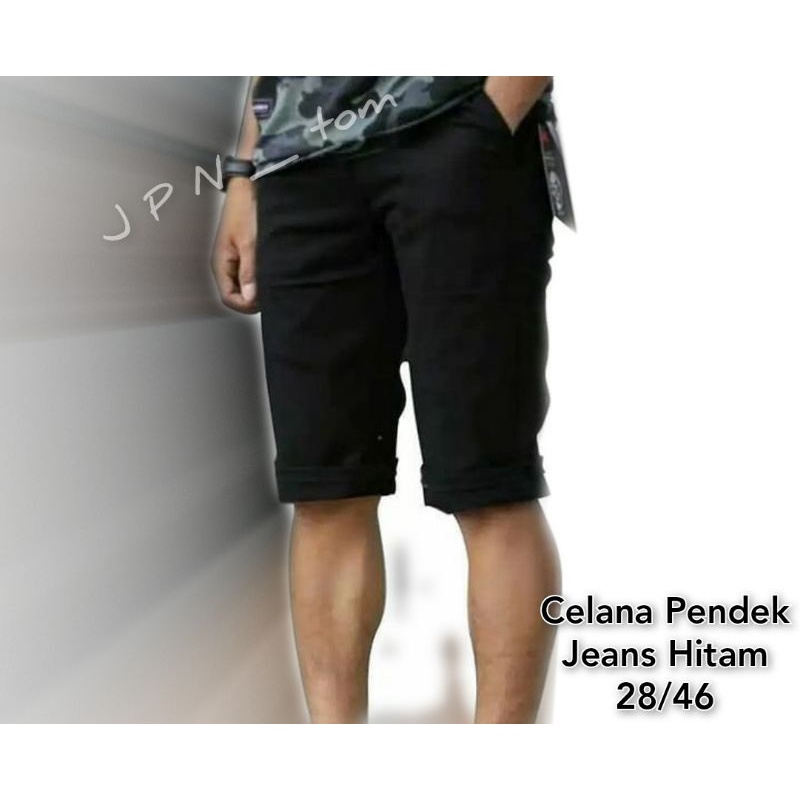 CELANA JEANS PENDEK PRIA JUMBO HITAM 40 41 42 43 44 45 46 PANTS DENIM BIG SIZE NAVY BIRU MUDA DONGKER BLUBLACK UKURAN BESAR COWOK TIDAK MELAR BAHAN POLOS