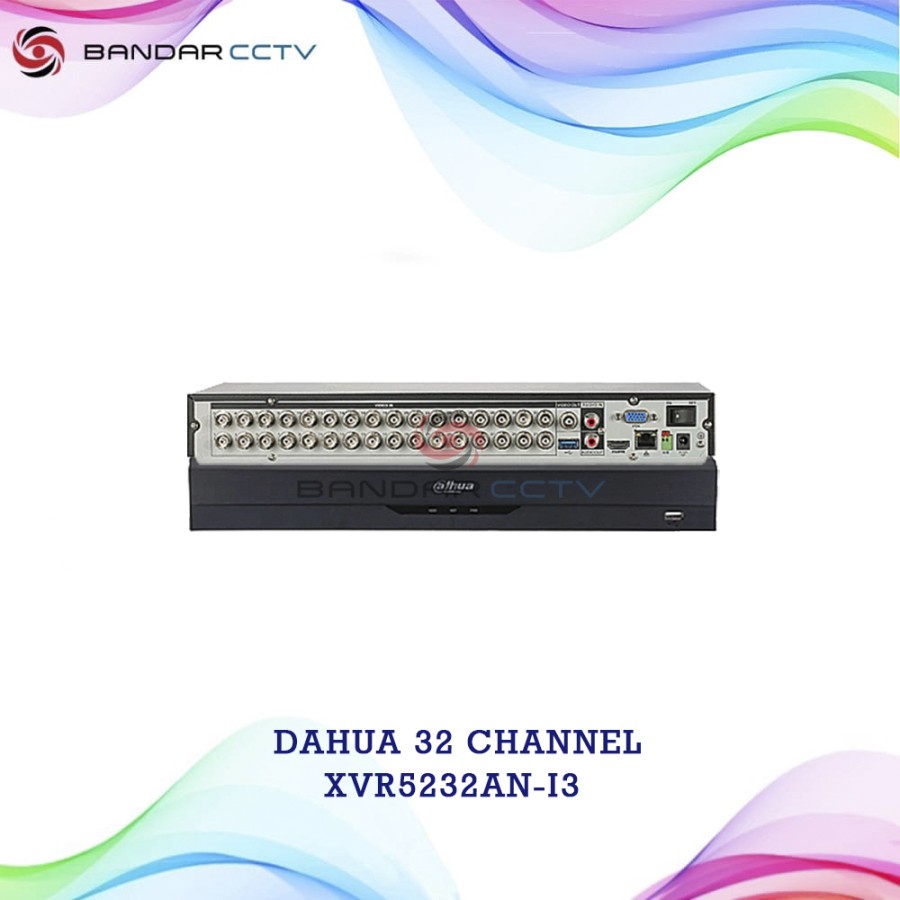 DAHUA XVR5232AN-I3 32 CHANNEL 5MP RESOLUTION
