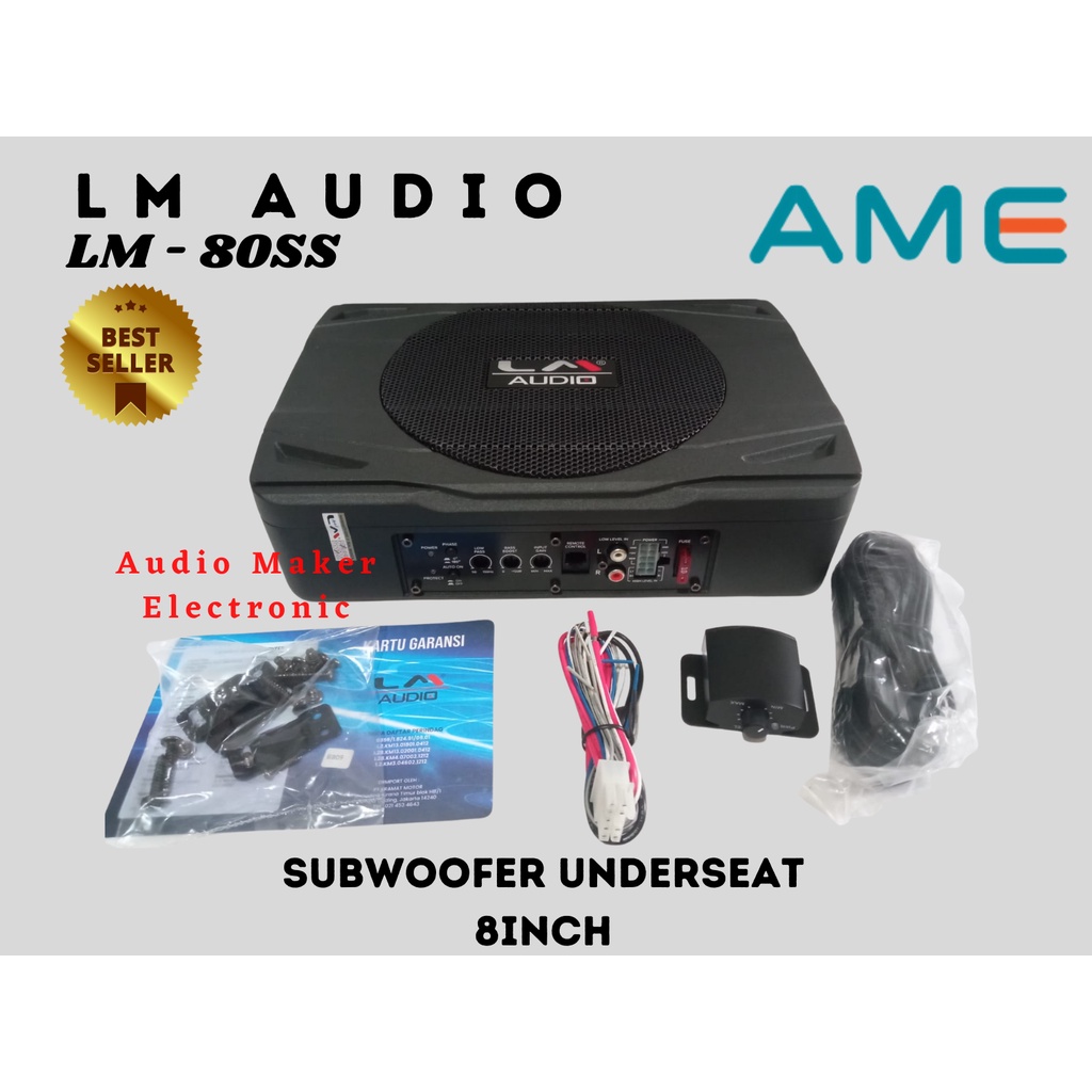 Jual Subwoofer Kolong Lm S Subwoofer Aktif Inch Underseat