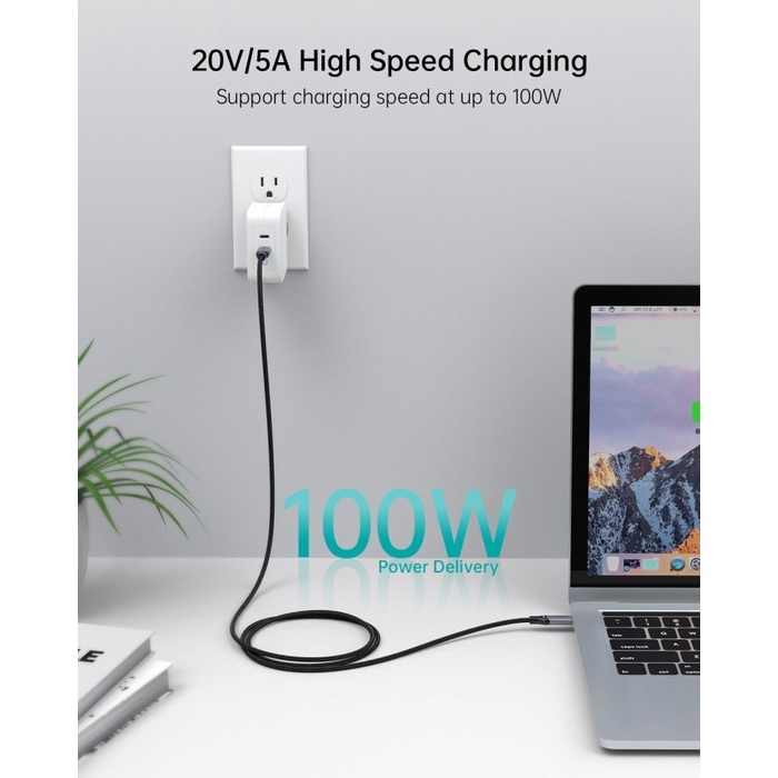 Choetech XCC-1002 Kabel Charger 100W 5A PD USB Type C to C 1,8M 180CM