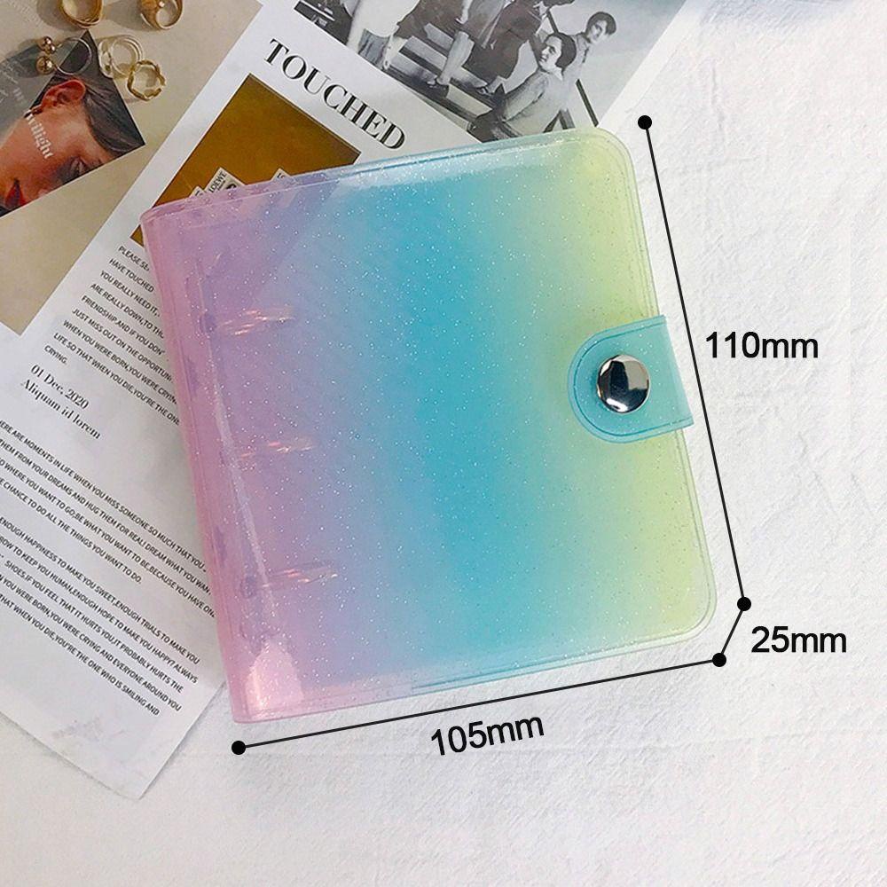 R-flower Notebook Cover Kreatif Alat Tulis Star Chaser Album Foto 3-lubang Tangan Akun Diary Diary Buku Foto Album Binder Cover