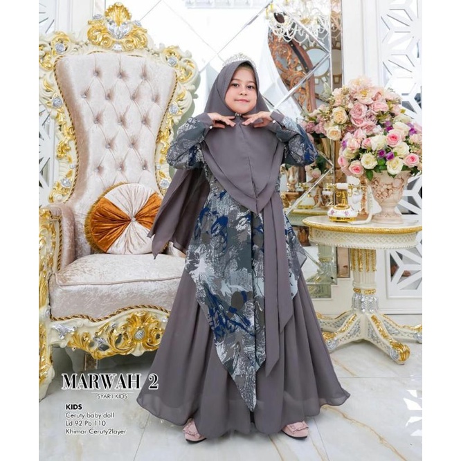 SYARI MARWAH KIDS 2 by ori berlabel CHILWOL fashion