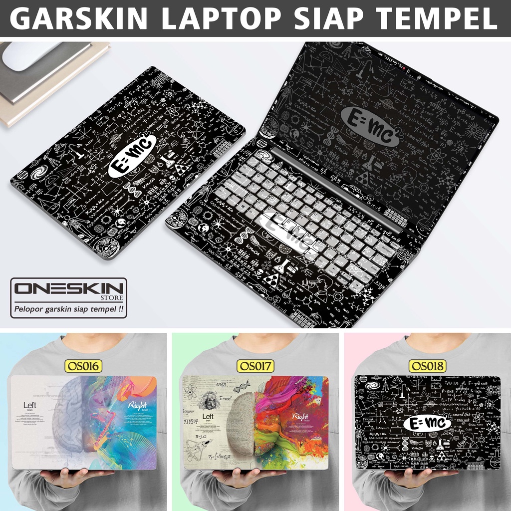 Garskin Sticker Laptop Protector Macbook Full Body Bottom Bezel Palmrest Skin Brain Einstein