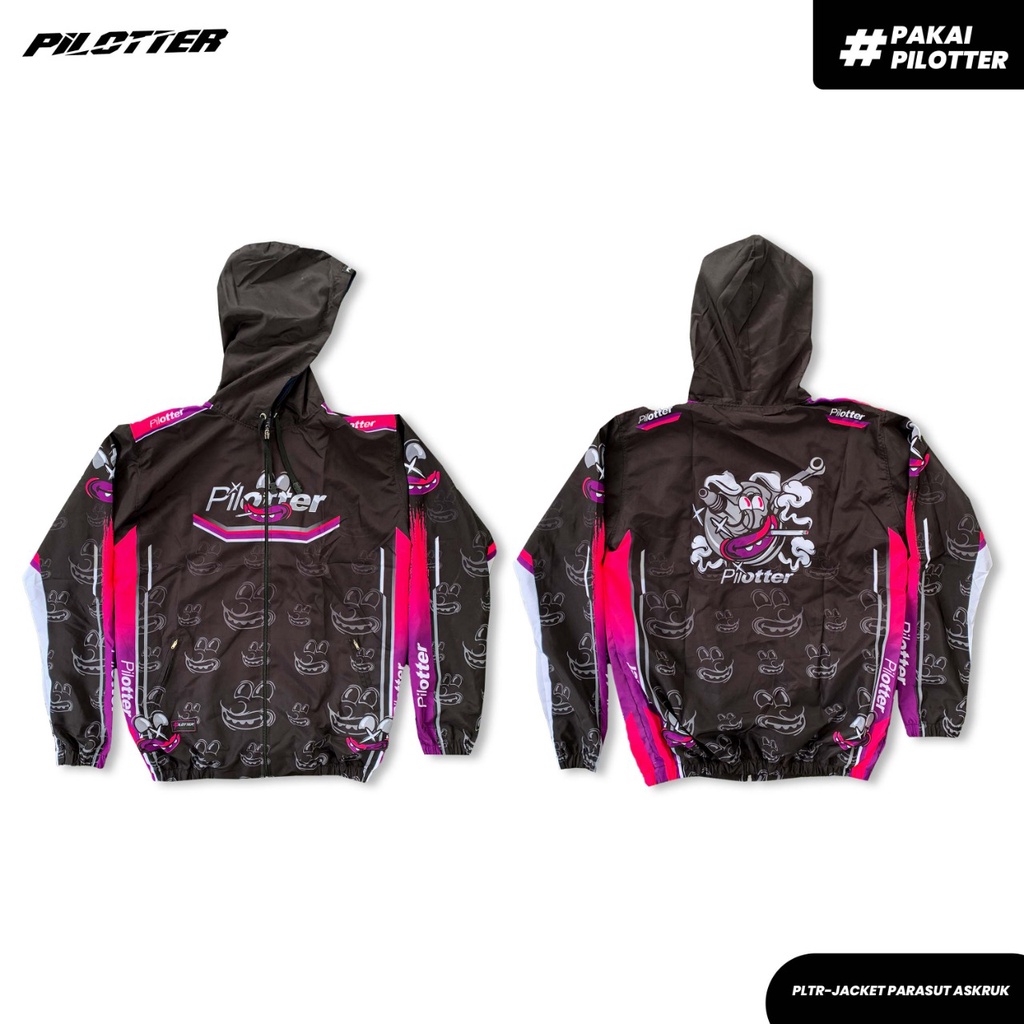 JAKET PARASUT PILOTTER ASKRUK ORIGINAL FREE STIKER PARASUT PILOTTER KRUKAS ORIGINAL PARASUT PILOTTER
