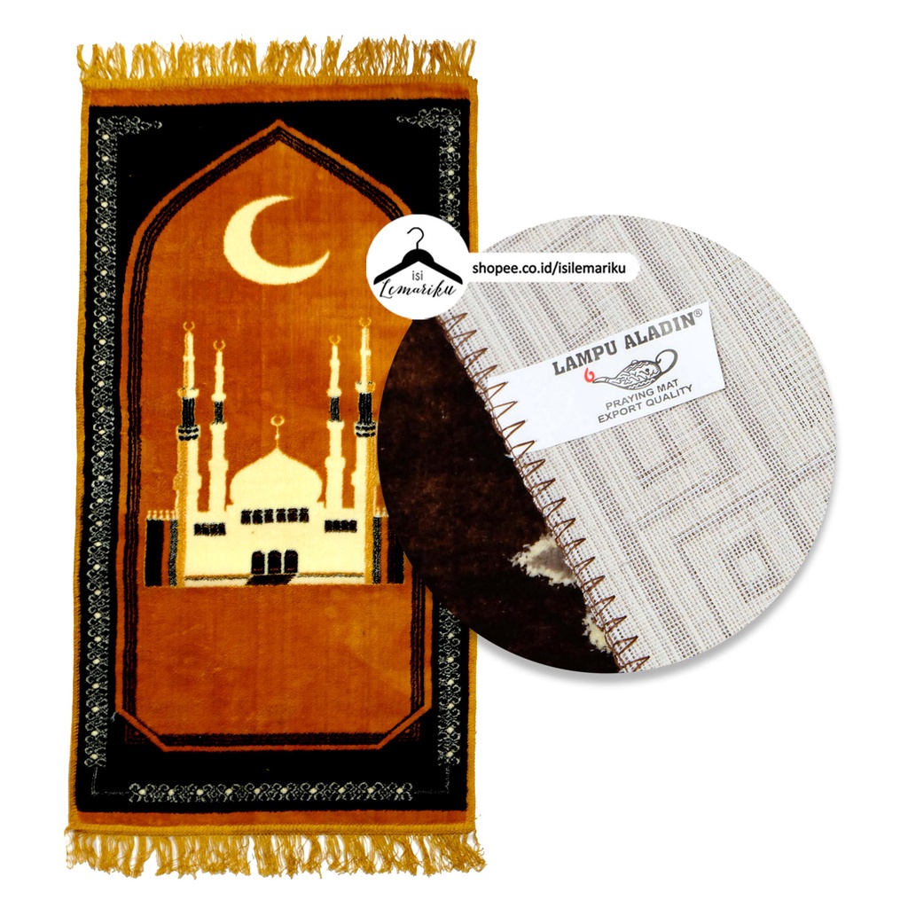 GROSIR/SABLON 40pcs Sajadah Bulu Beludru Halus Aladin Murah 50x100cm