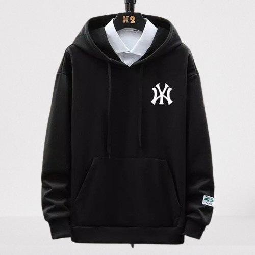 NY HOODIE SWEATER COWO HITAM TERMURAH