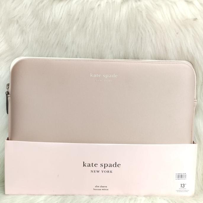 tas branded ori KATE SPADE KS 13" Laptop Sleeve Rosegold Pink sale