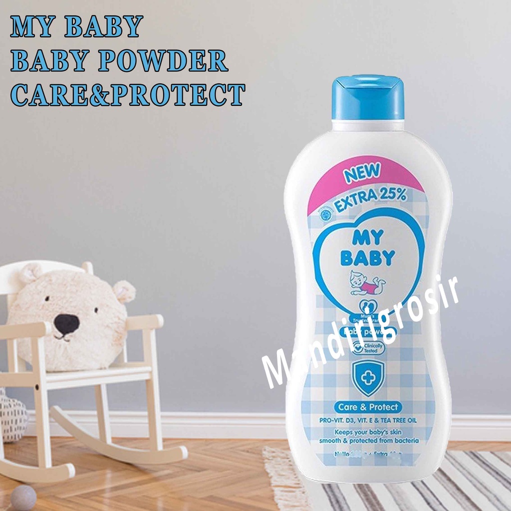 My Baby* Bedak Tabur* Baby Powder* Care &amp; Protect* 100g