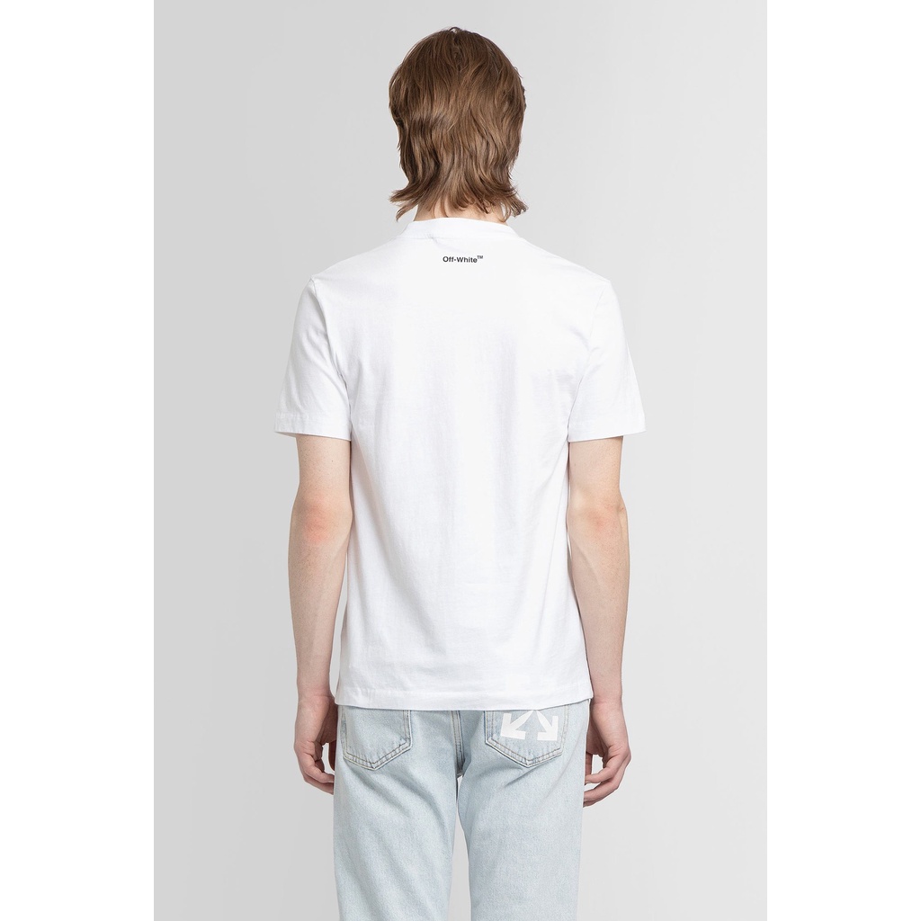 OW Single Arrow Slim Tee White 100% Original