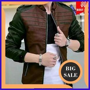 perkakas JAKET KULIT PRIA   II   JAKET KULIT MOTOR  II  JAKET KULIT ASLI DOMBA A 2ZJN23