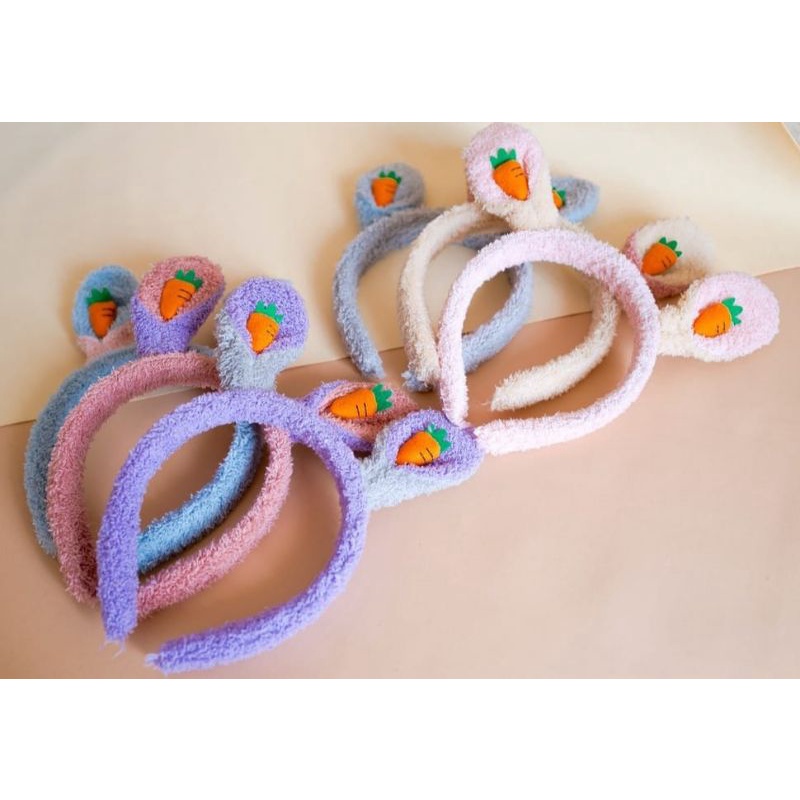 Bando Bandana Model Rabbit Kelinci Wortel Lucu Anak Dan Dewasa