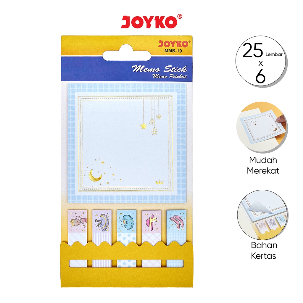 

Memo Stick Kertas Memo Tempel Sticky Note Joyko MMS-19