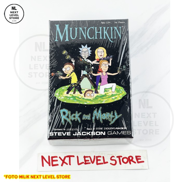 Munchkin Rick and Morty Board Games Card Game