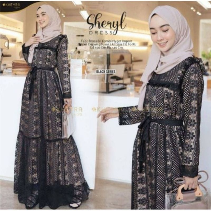 GAMIS SHERYL / GAMIS SHABBY / GAMIS BROKAT/ GAMIS BRUKAT / GAMIS BROKAT VINTAGE LACE