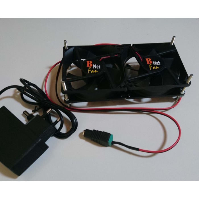 ✿ BISA COD✿ DOUBLE FAN PENDINGIN TV BOX ANDROID FAN MODEM WIFI TV YOUTUBE