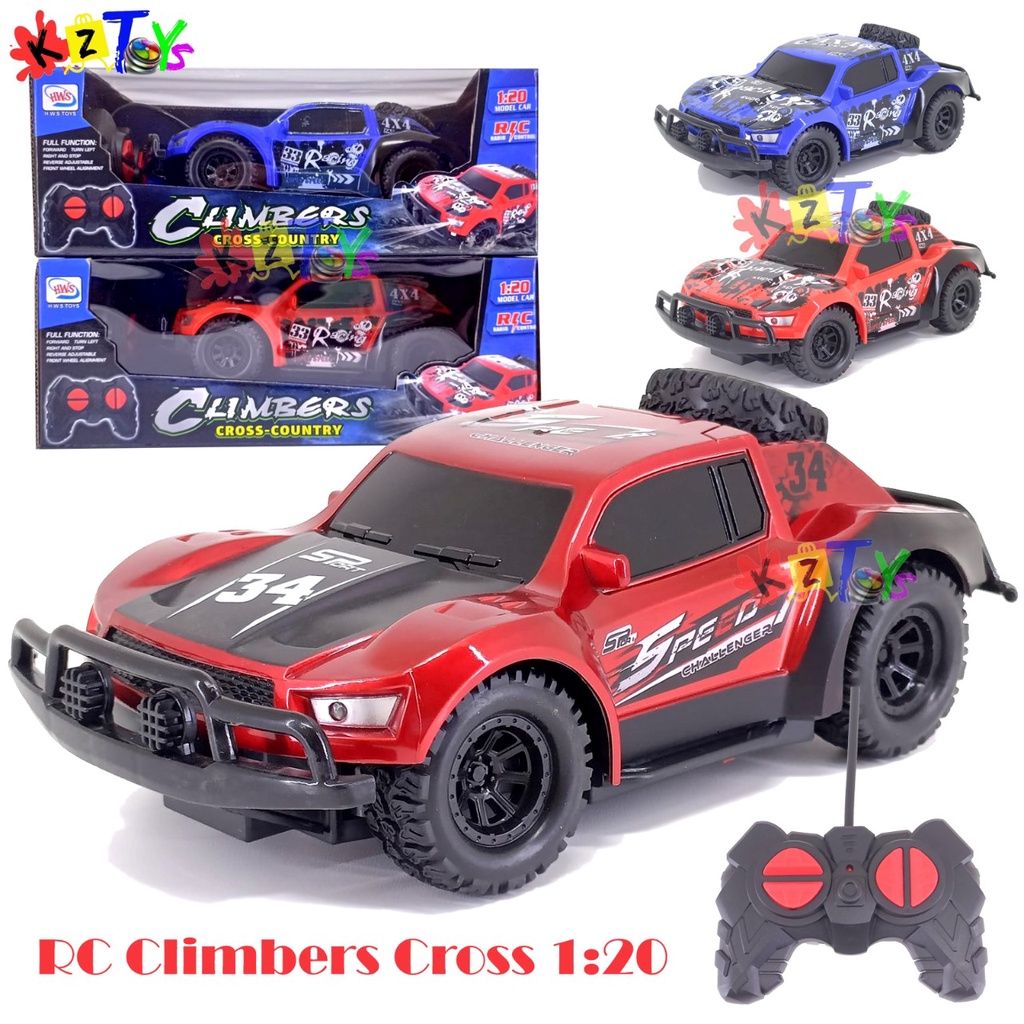 MOBIL RC CLIMBERS CROSS OFF ROAD SKALA 1 : 20 MAINAN MOBIL REMOT CLIMBERS CHARGER