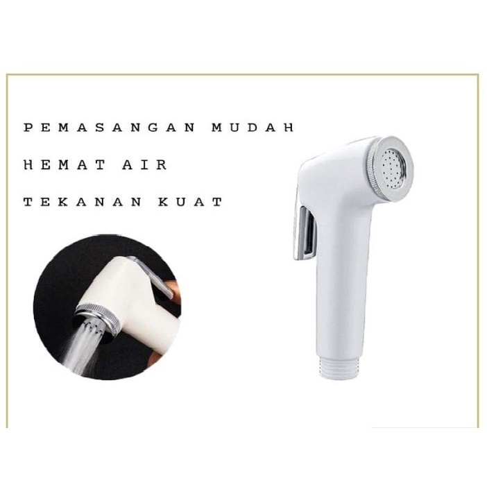 Kepala Shower Toilet Soho Putih Bidet Toilet Kloset Soho Semprotan Air