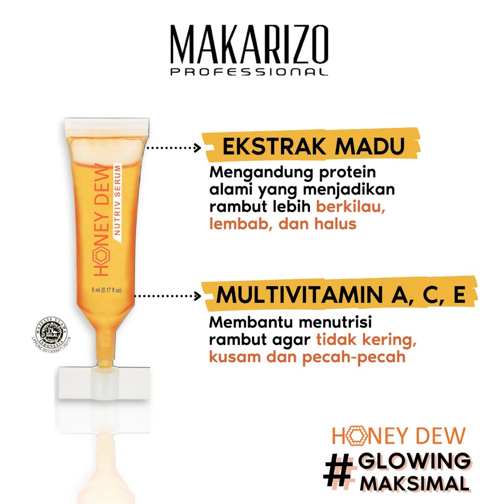 [Harga Per Pcs] Makarizo Honey Dew 5ml