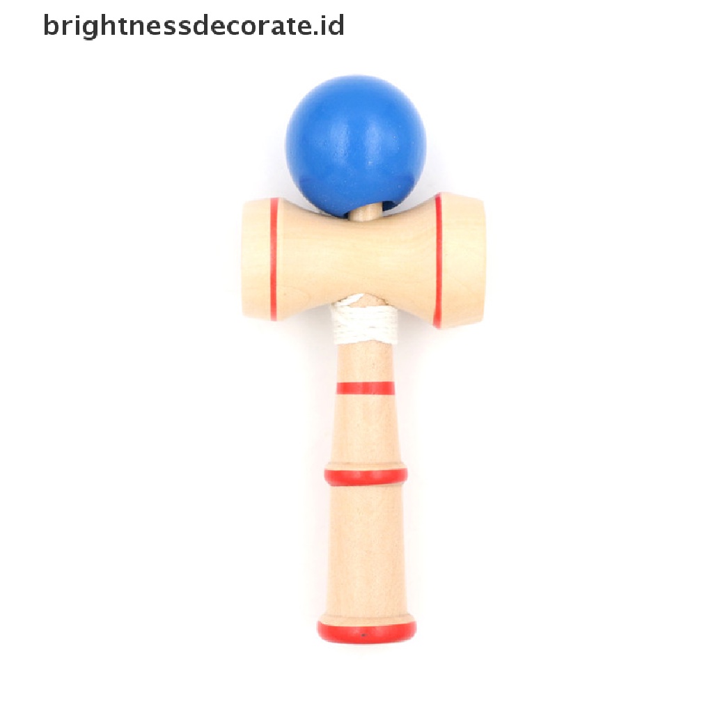 [Birth] Kid Kendama Ball Mainan Edukasi Keterampilan Kecakapan Keseimbangan Permainan Kayu Tradisional Jepang [ID]