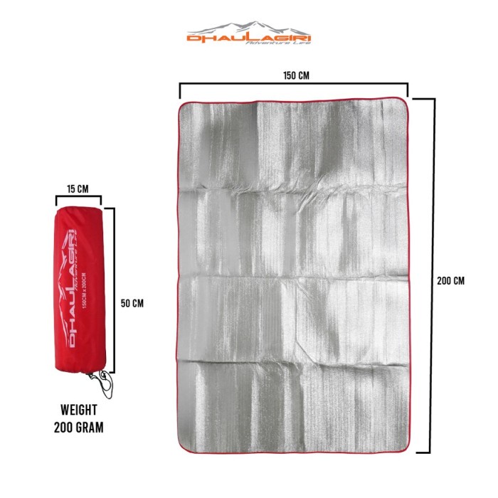 MATRAS ALUMUNIUM FOIL 150X200 DHAULAGIRI LARGE FOIL MATTRESS