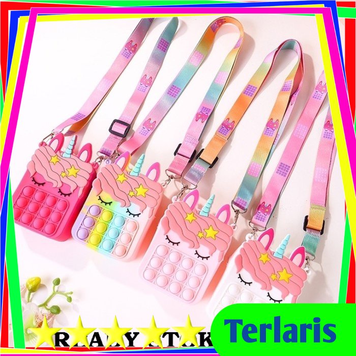 Tas Unicorn Pop It - Rainbow 3