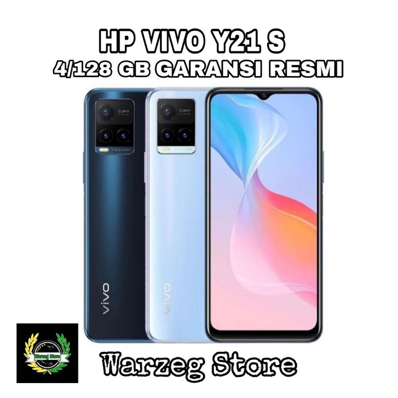 HP VIVO Y21s 4/128 GB - VIVO Y 21 s RAM 4GB ROM 128GB GARANSI RESMI