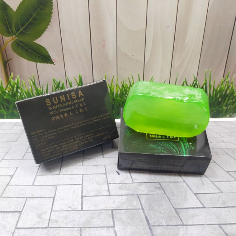Sunisa SABUN DOSTING DOSIS TINGGI Whitening Soap 75g | Sabun Wajah | Bersihkan Pori