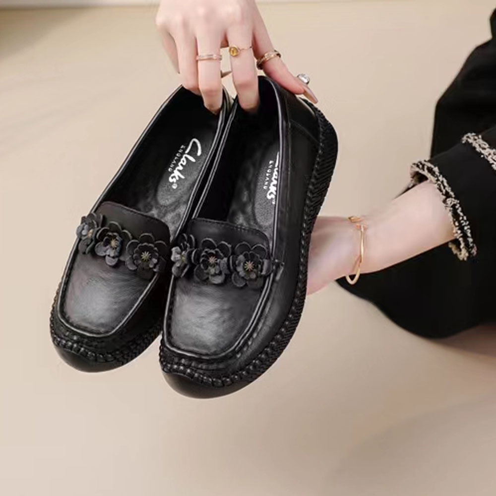 Sepatu Clarks new pita woman  flat wanita kulit asli/ Sepatu Wanita  melati