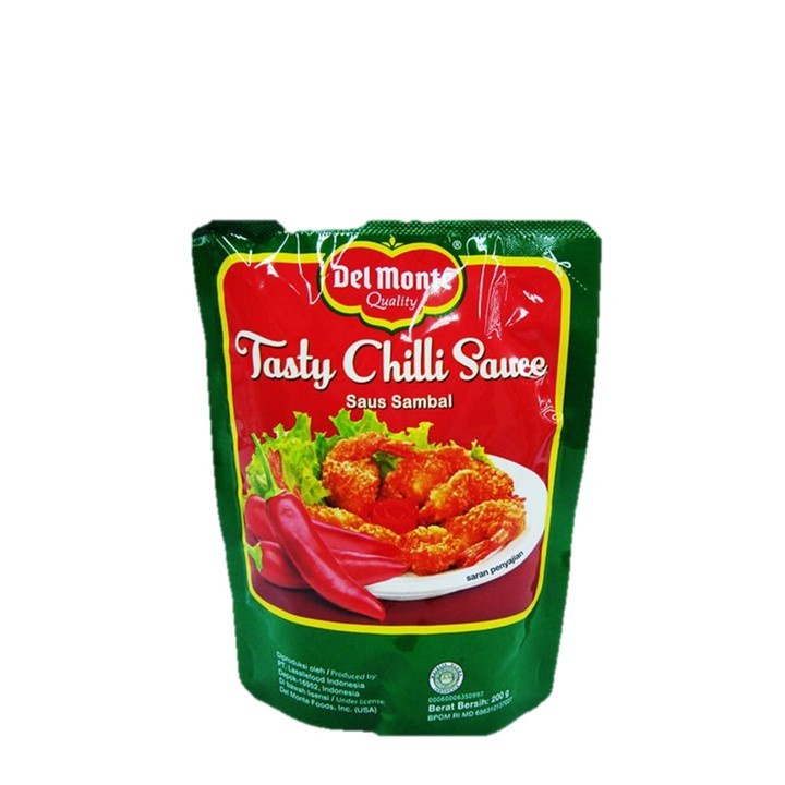 SAUS SAMBAL DELMONTE TASTY CHILLI POUCH 200GR DEL MONTE