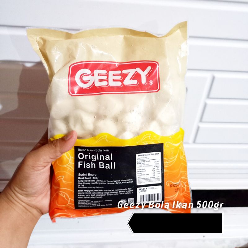 

ADDRIELLA Gezzy Bakso Ikan 500gr | Geezy/Frozenfood/Frozenfood Murah