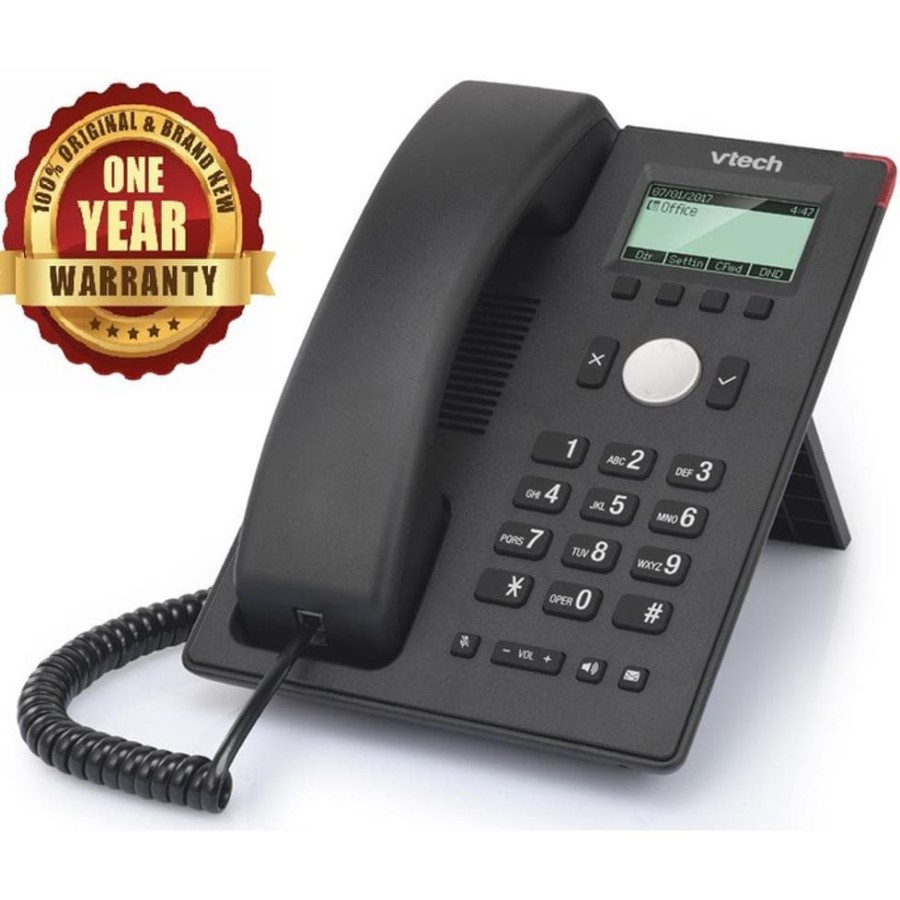 Vtech Telephone SIP VSP805 Telepon IP Hitam