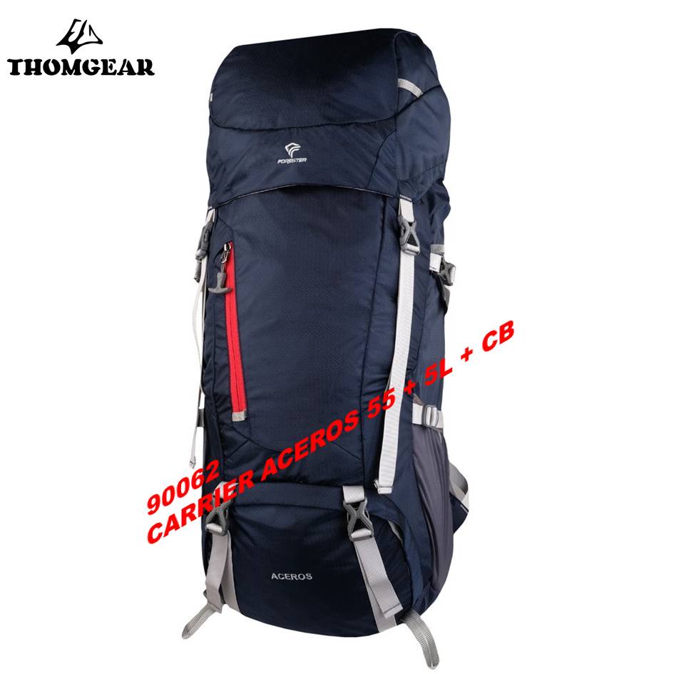 Forester 90062 Rucsack 55L+5 Aceros Cerrier Ransel Gunung Camping Thomgear Paiton Probolinggo