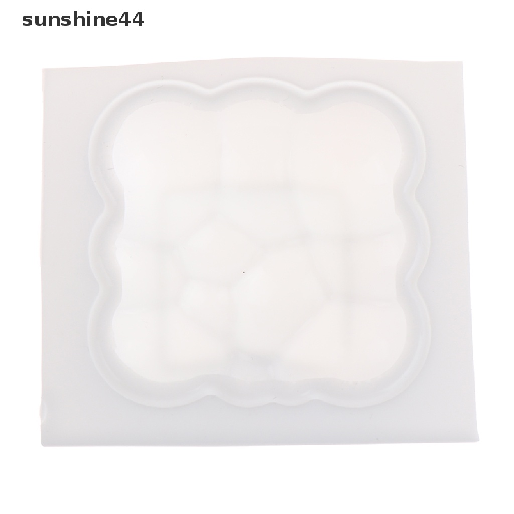 Sunshine 1pc1/6-rongga Bentuk Awan 3D Cetakan Silikon Untuk Baking Dessert Dekorasi Mold.