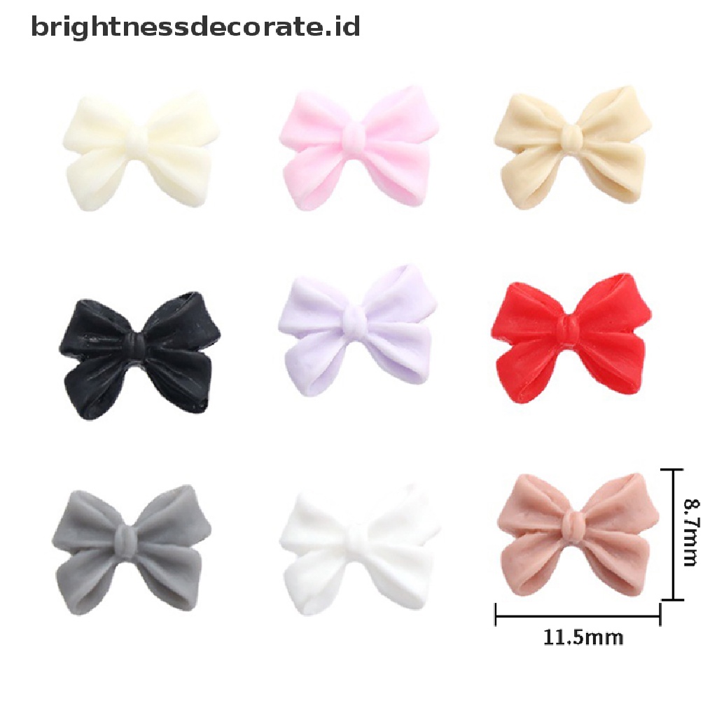 [Birth] Hot sale Bow knot Nail Art Dekorasi Rhinestones Manicure Aksesoris Alat [ID]