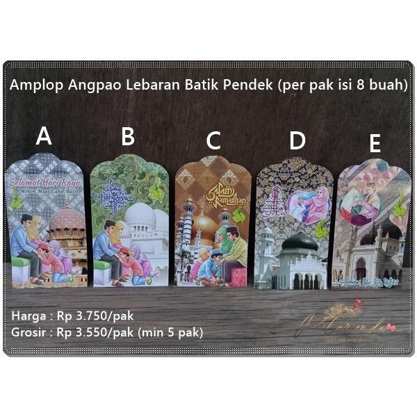 

Alb-227 : Amplop Angpao Lebaran Batik Pendek (Per Pak Isi 8 Buah) 025