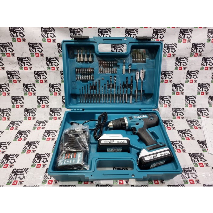 Paket Mata Bor 74Pc Mesin Bor Baterai Cordless Drill Makita 18V Df488D #Original