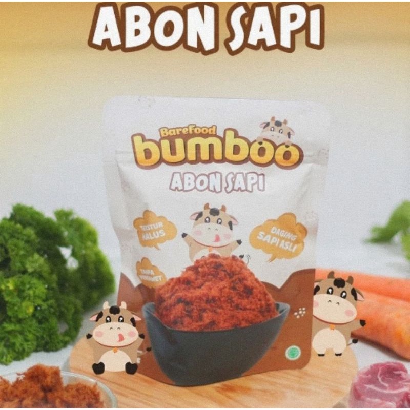 Barefood Bumboo Abon Asli Tanpa MSG &amp; Pengawet- MPASI Bayi &amp; Anak 100 gr