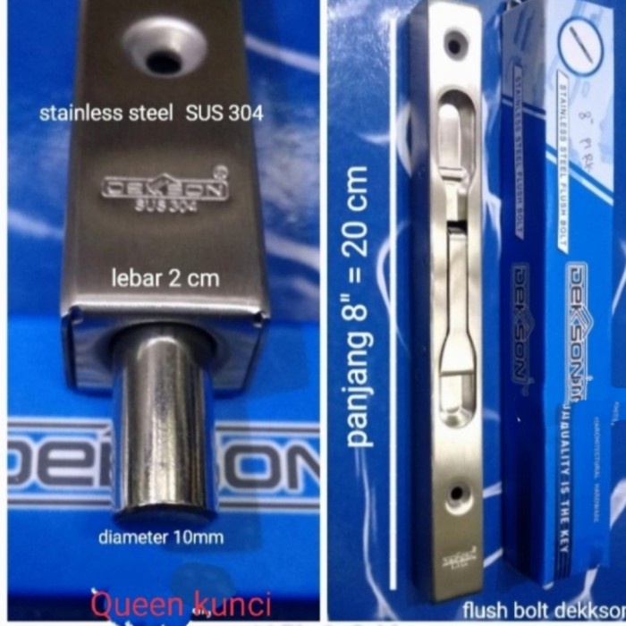 Grendel Grendel Tanam / Selot Pintu Double / Kebaya Dekson 8 "+ 12 "