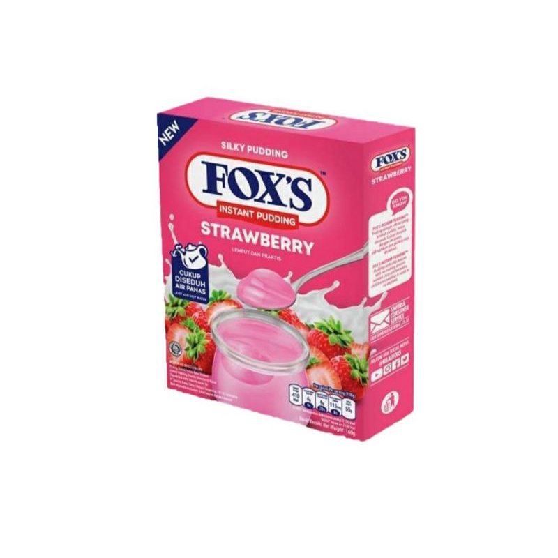 

FOX'S Instant Pudding Strawberry Box 160 g