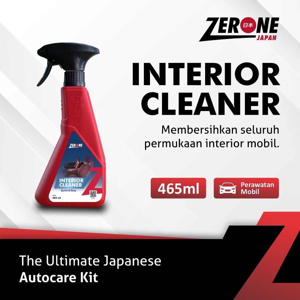 Paket Interior Cleaner Instant Coating 465 ML Pembersih Interior Jok Dashboard Pengkilap Body Efek Daun Talas