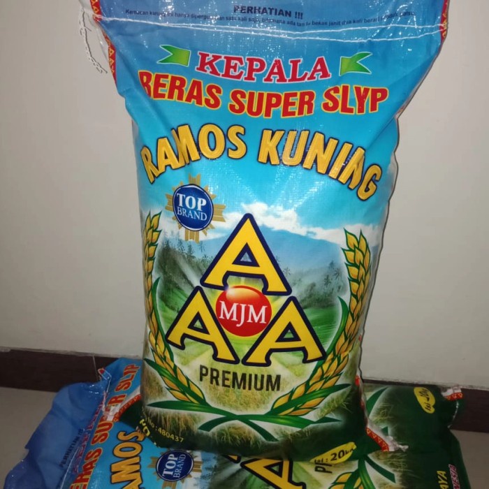 

Beras Cap AAA Putih Pulen Kering 20 kg Karung Laminating