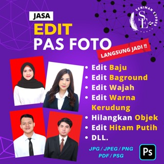 Image of Edit Foto / Edit Background / Edit Baju Jas / Edit Pas Foto / Edit Jilbab / Edit foto bayi ala studio / Edit foto keluarga / Resize / Edit Foto Studio / Album foto