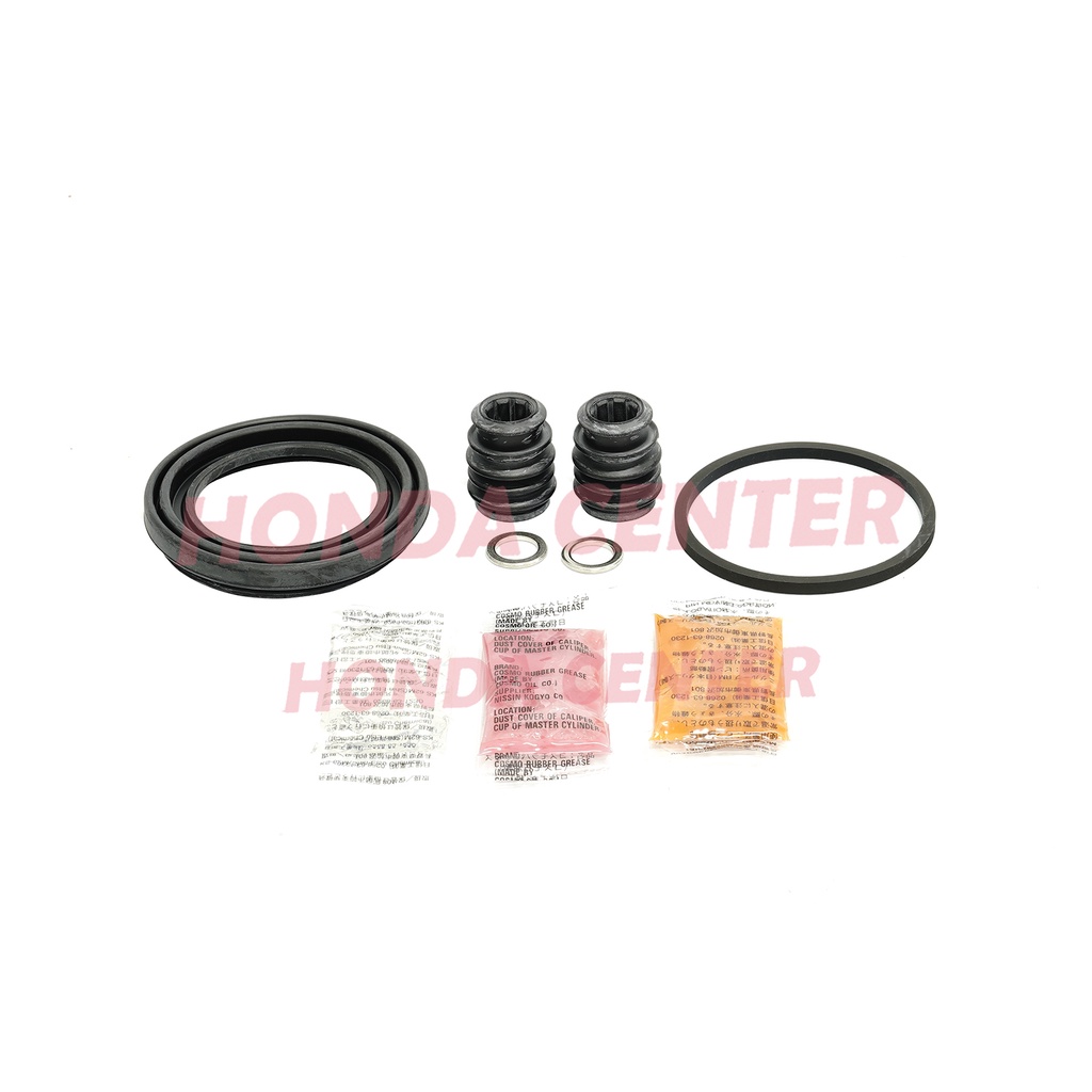 Kaliper caliper kit seal karet piston rem depan hrv accord cr2 2013 2014 odyssey rc1 2015 2016 2017 2018 2019 2020 2021 2022 2023 brv 2022 2023