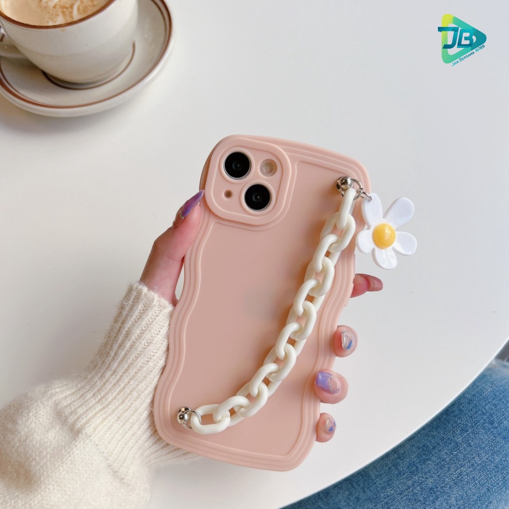 SOFTCASE WAVY WAVE GELOMBANG WARNA RANTAI FOR OPPO A3S A1K A5S A7 A11K A12 A15  A16 A55 5G A17 A17K A31 A8 A52 A92 A53 A33 A9 A5 2020 A37 NEO 9 A39 A57 LAMA A57 2022 A77S JB6585