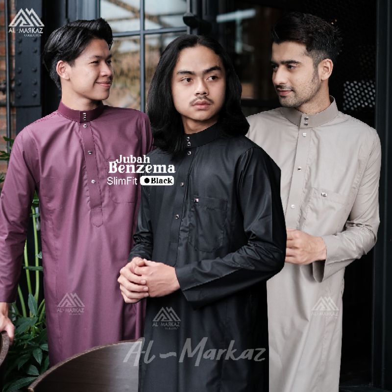 Jubbah Pria Gamis Muslim Slimfit "Benzema"