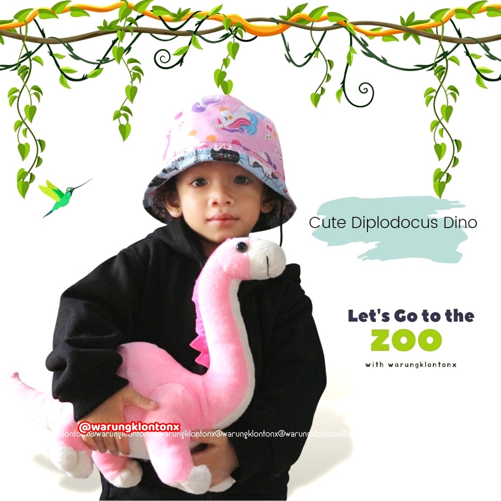 Boneka Dinosaurus Diplodocus M Soft Yelvo