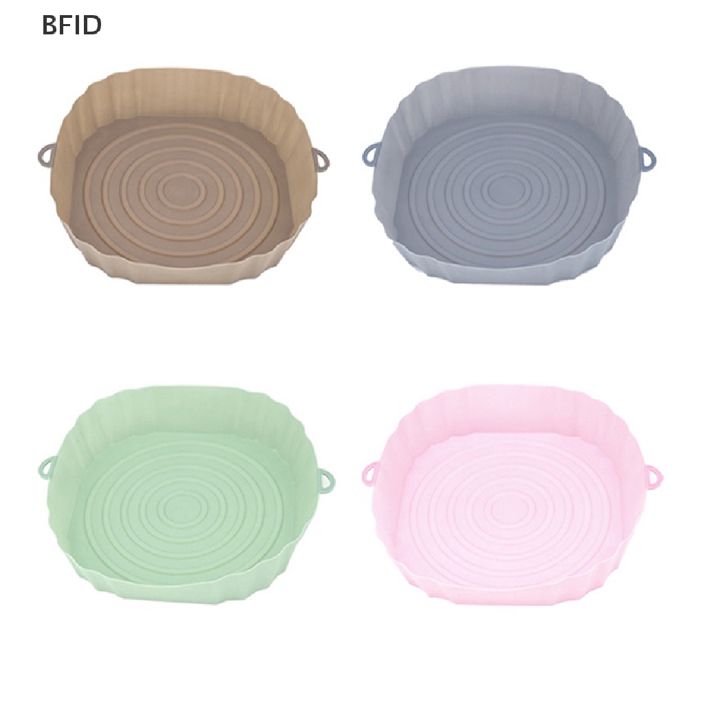 [BFID] 18cm Air Fryer Silicone Pot Air Fryer Basket Liner Anti Lengket Oven Baking Tray [ID]