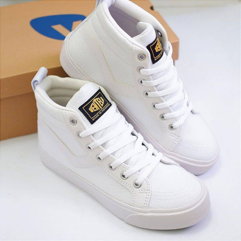 Ventela Republic High White Original - Sepatu Pria Ventela Original