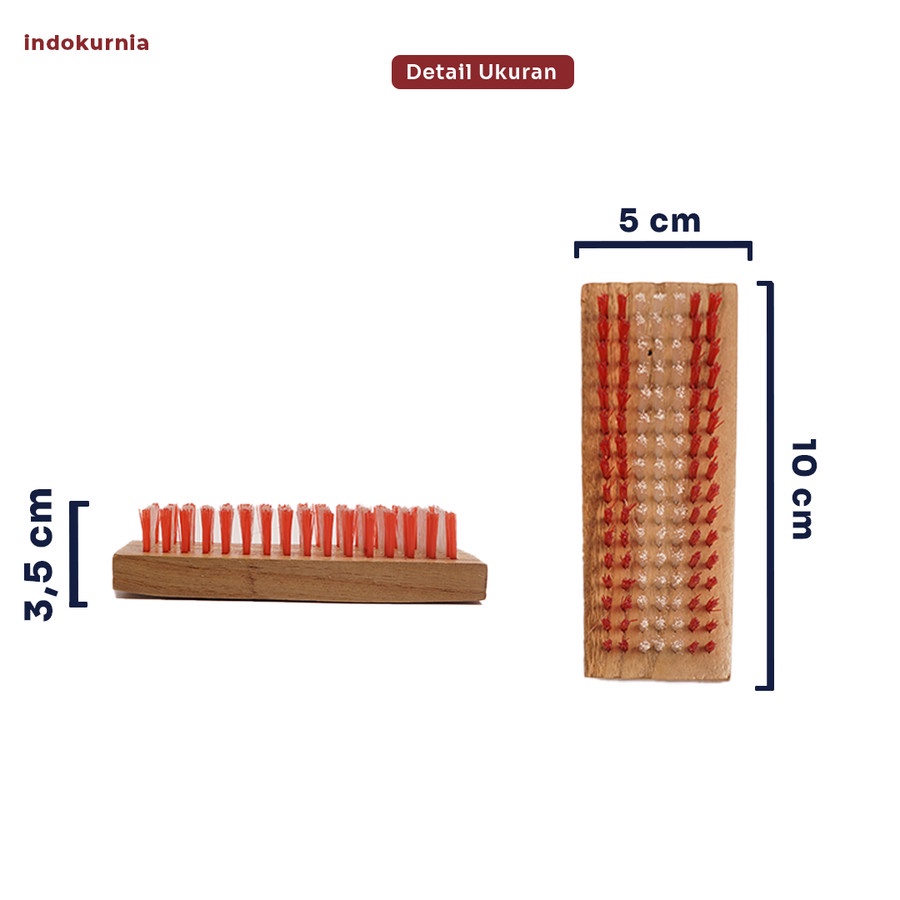 IK - SERBAGUNA Sikat Kayu JEPANG Warna Besar 818 JUMBO 14CM TERMURAH