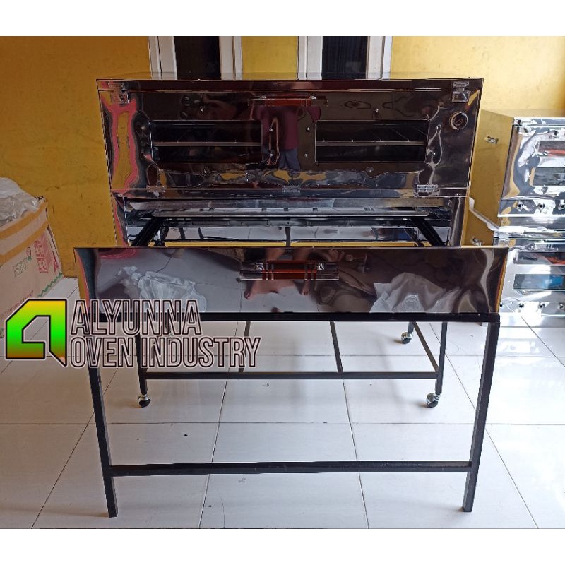 Oven Gas Multifungsi 100x55x70 cm | Untuk Lapis Legit, Aneka Kue & Roti | Oven Gas Stainless Tahan K